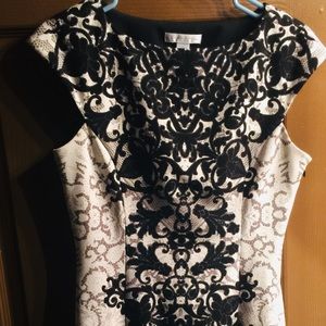 Floral Embroidered Print Dress